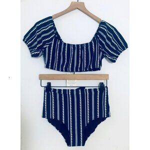 Lemlem Nunu Pouf Top & Bottom in Navy - Small - NWT